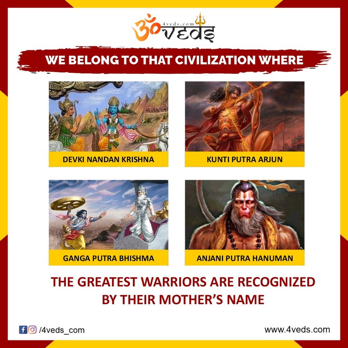 First life lesson of Indian mythology
