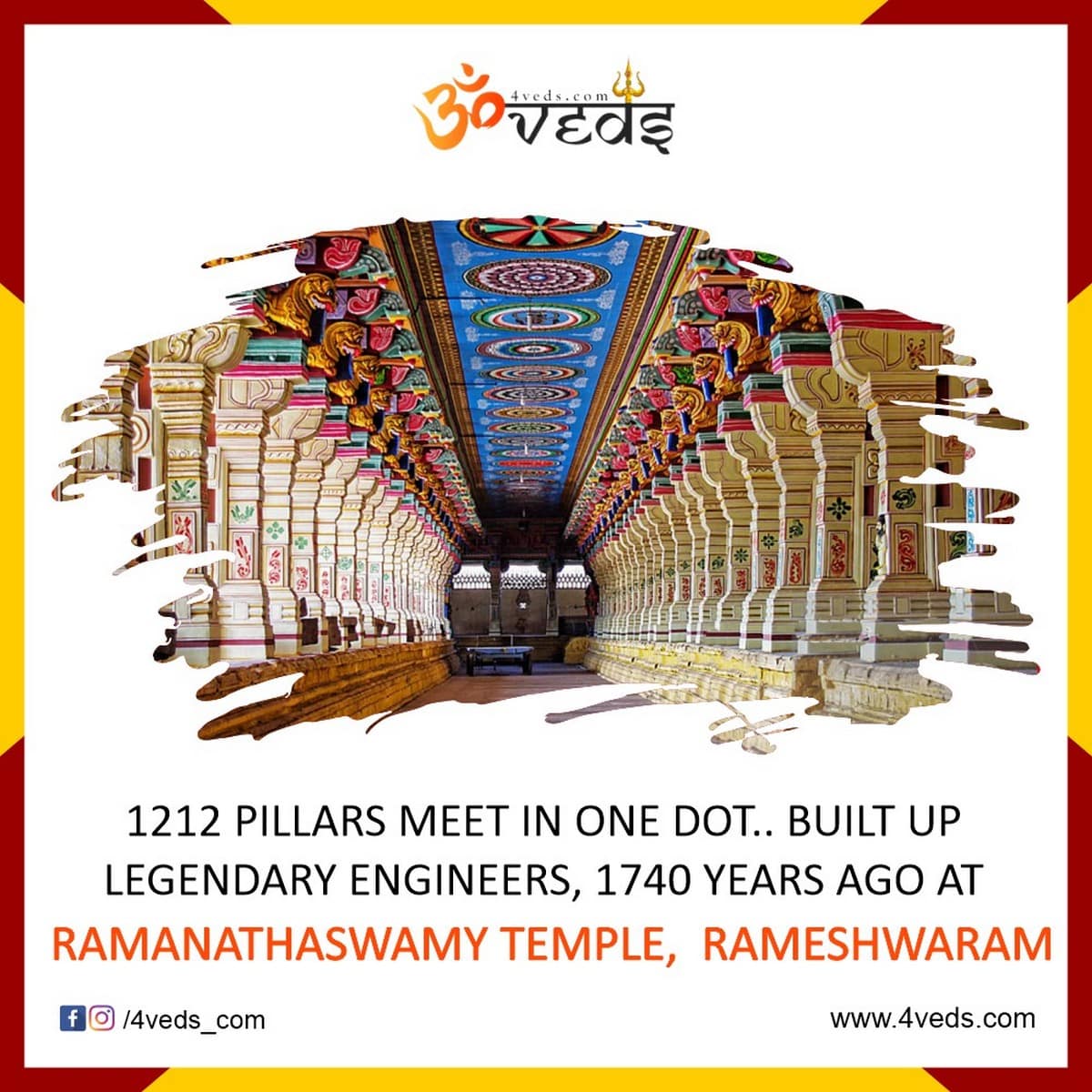 Ramanathaswamy Temple Rameswaram Extreme Example Of Our Rich Heritage
