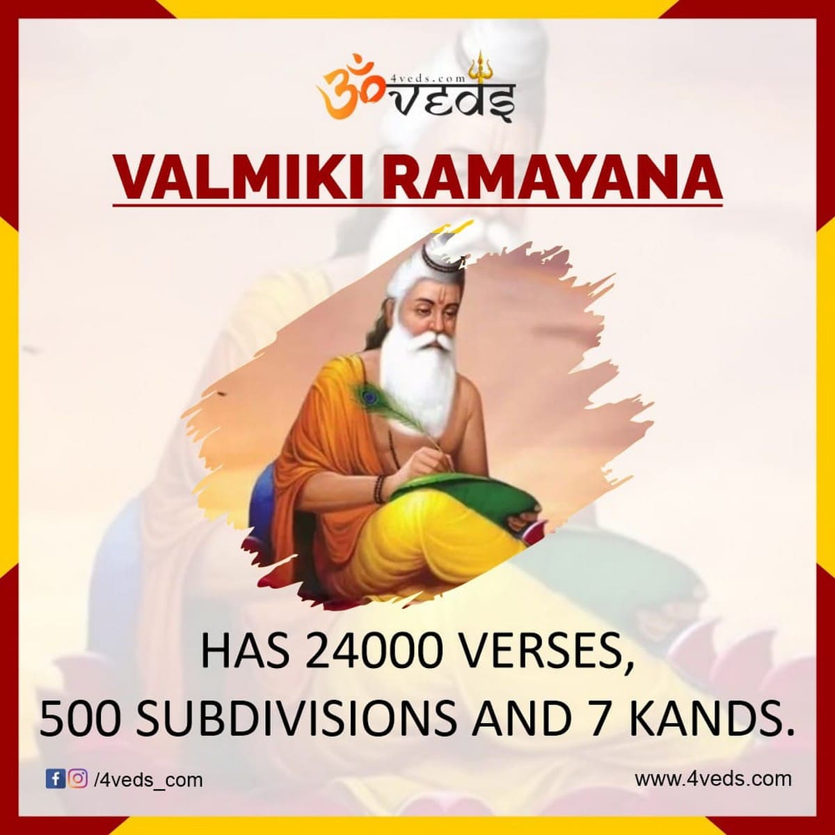 Author of Ramayana Maharishi Valmiki