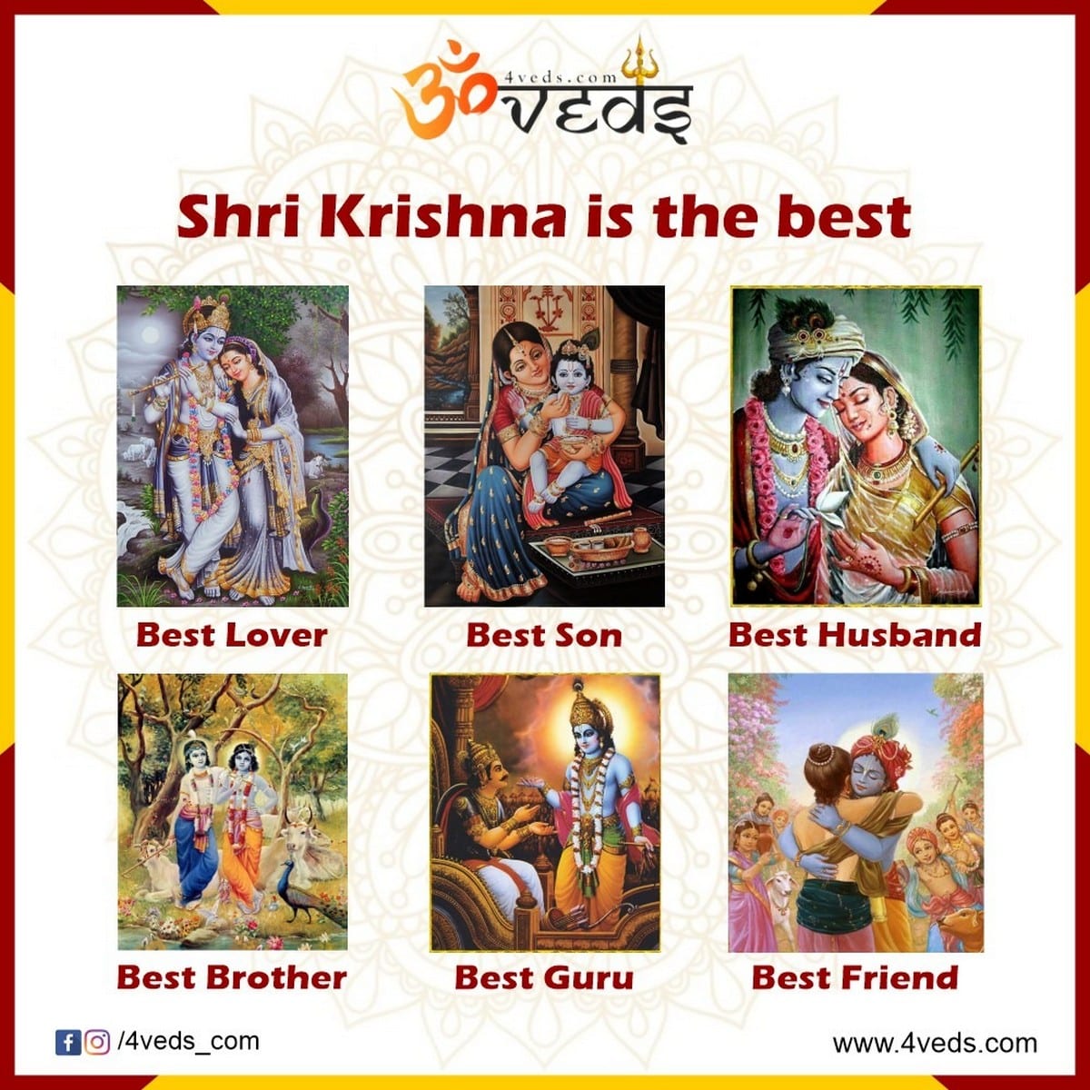Why krishna is an idol for all human relations