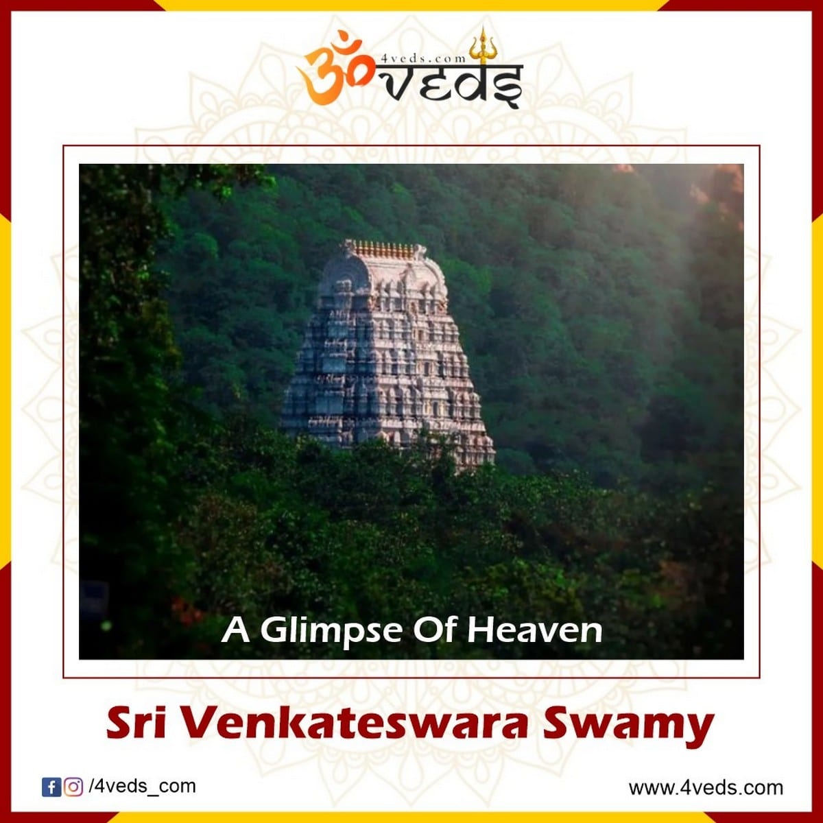 Sri Venkateshwar Swamy Temple A Glimpse Of Heaven