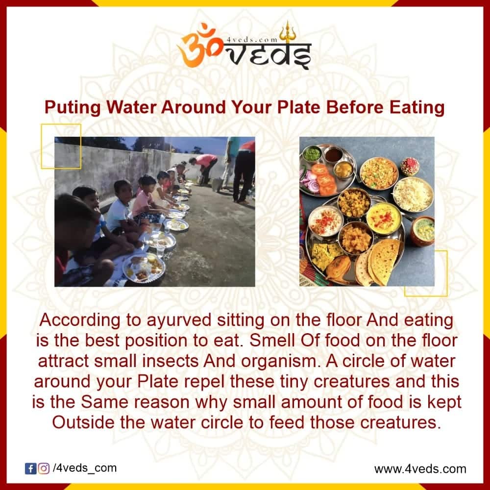 Put Water Around Your Plate Before Eating